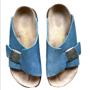 Dusty Blue Birkenstock Betula Sandals Size 35